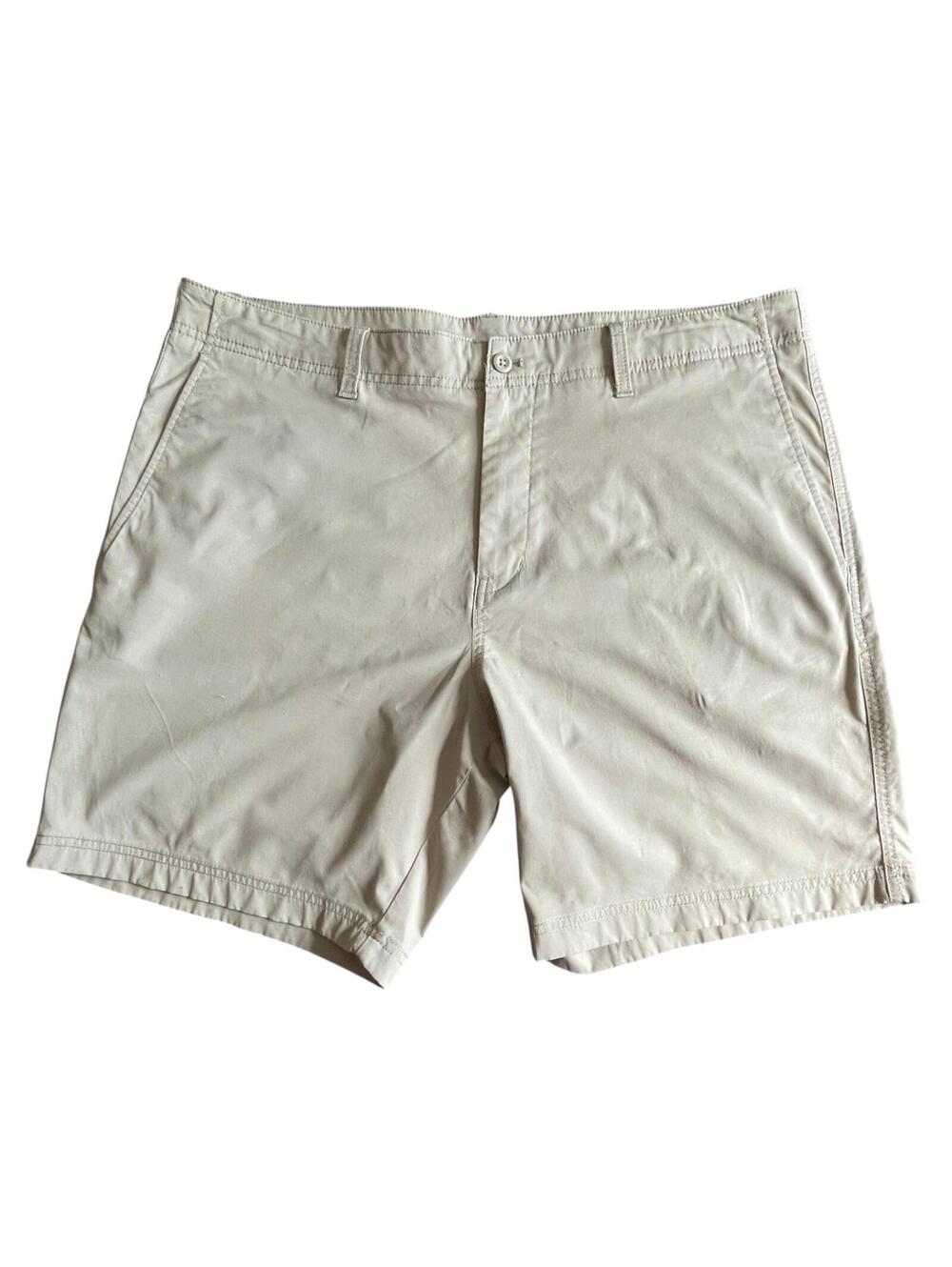 Duck Head Khaki Flat Front Shorts Mens Size 38x8 Beige